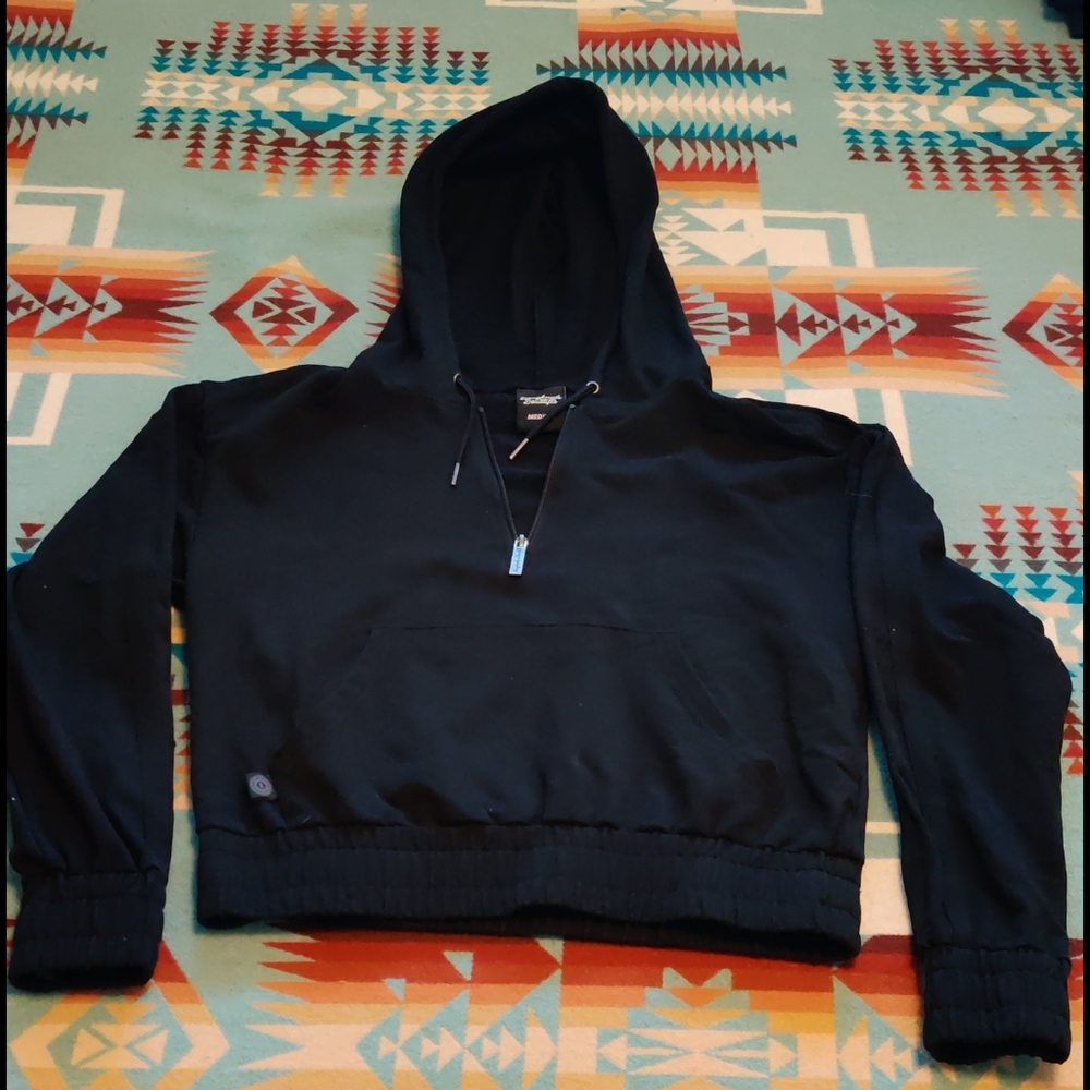 Doughnuts & Deadlifts Cropped Hoodie